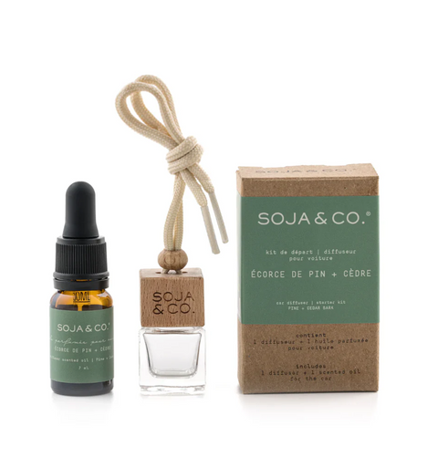 Car Diffuser Pine + Cedar Bark Soja & Co